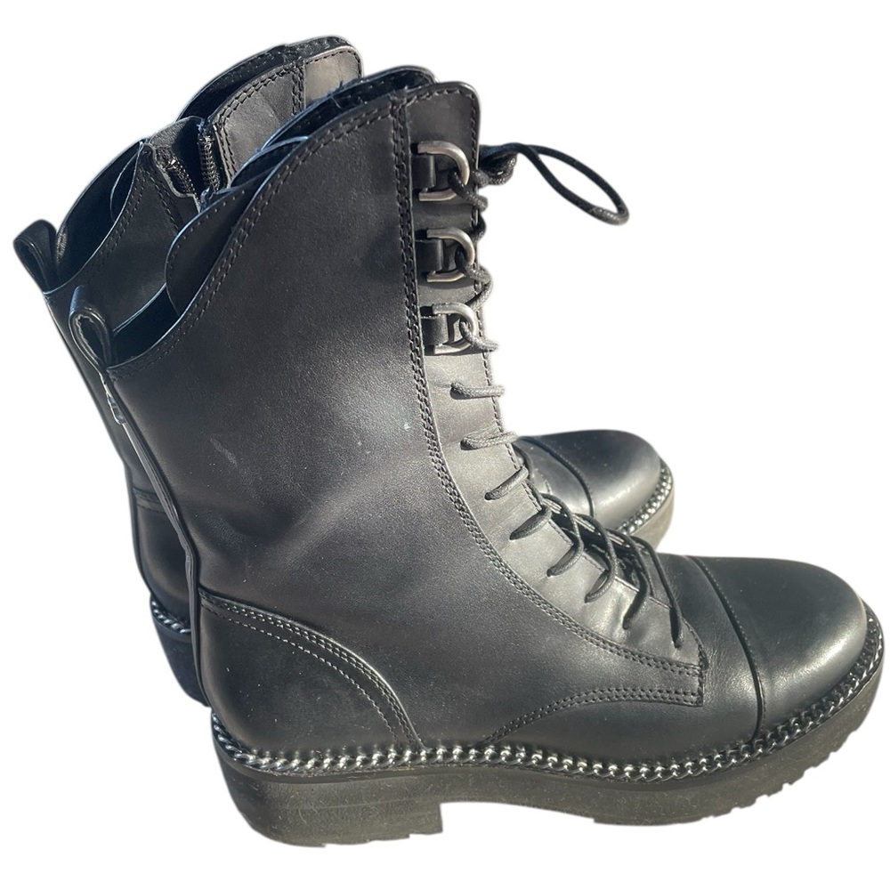 Sam Edelman Black Combat Boots - Picture 3 of 11